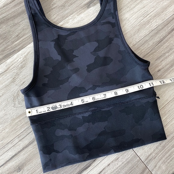 lululemon athletica Power Pivot Everlux Reversible Tank Top Black Incognito Camo - Picture 5 of 8